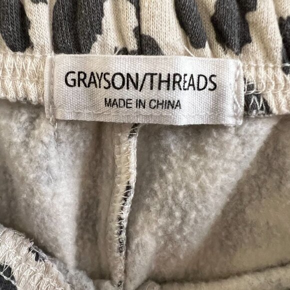 Grayson/Threads Women's Animal Print Sweatpants.  Size Small - Picture 3 of 5